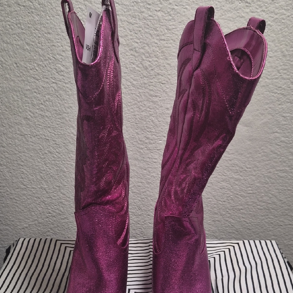 Nine West Purple Ankle Boots